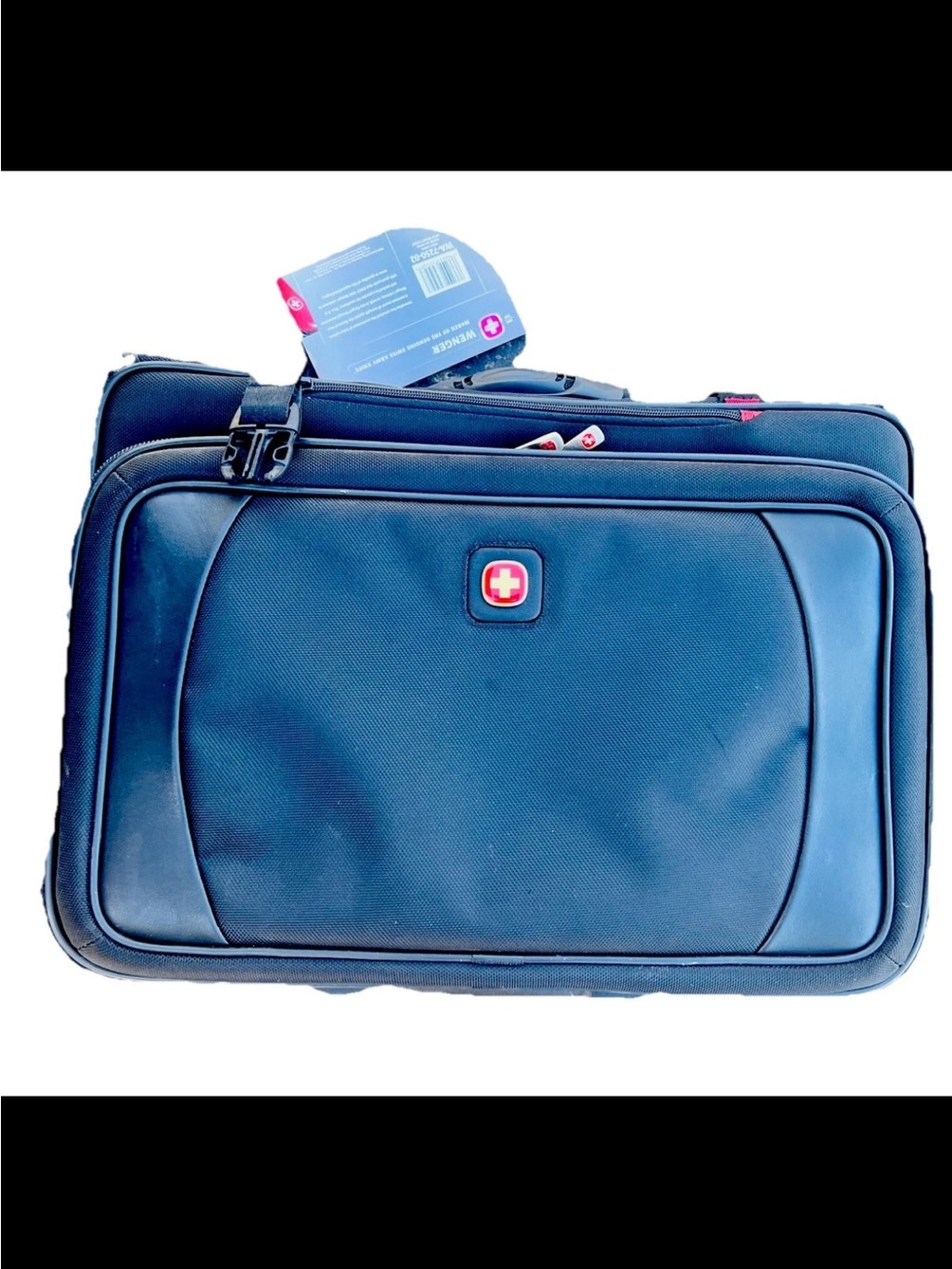 SwissGear THE SHIELD WHEELED CATALOG CASE Black WA-7250-02 new With Tags